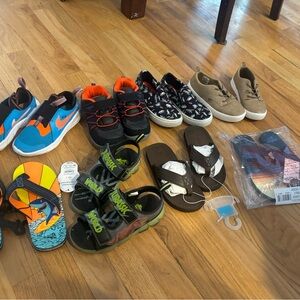 Size 13 boys shoe and sandals lot